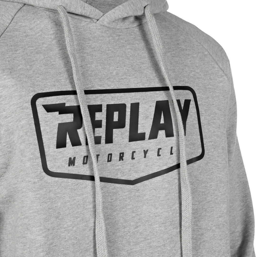 Replay Logo Hoodie grau L Abbildung 4