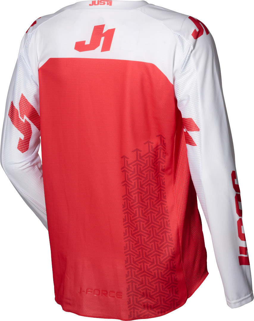 Just1 J-Force Terra Motocross Jersey rot/weiß S Abbildung 2