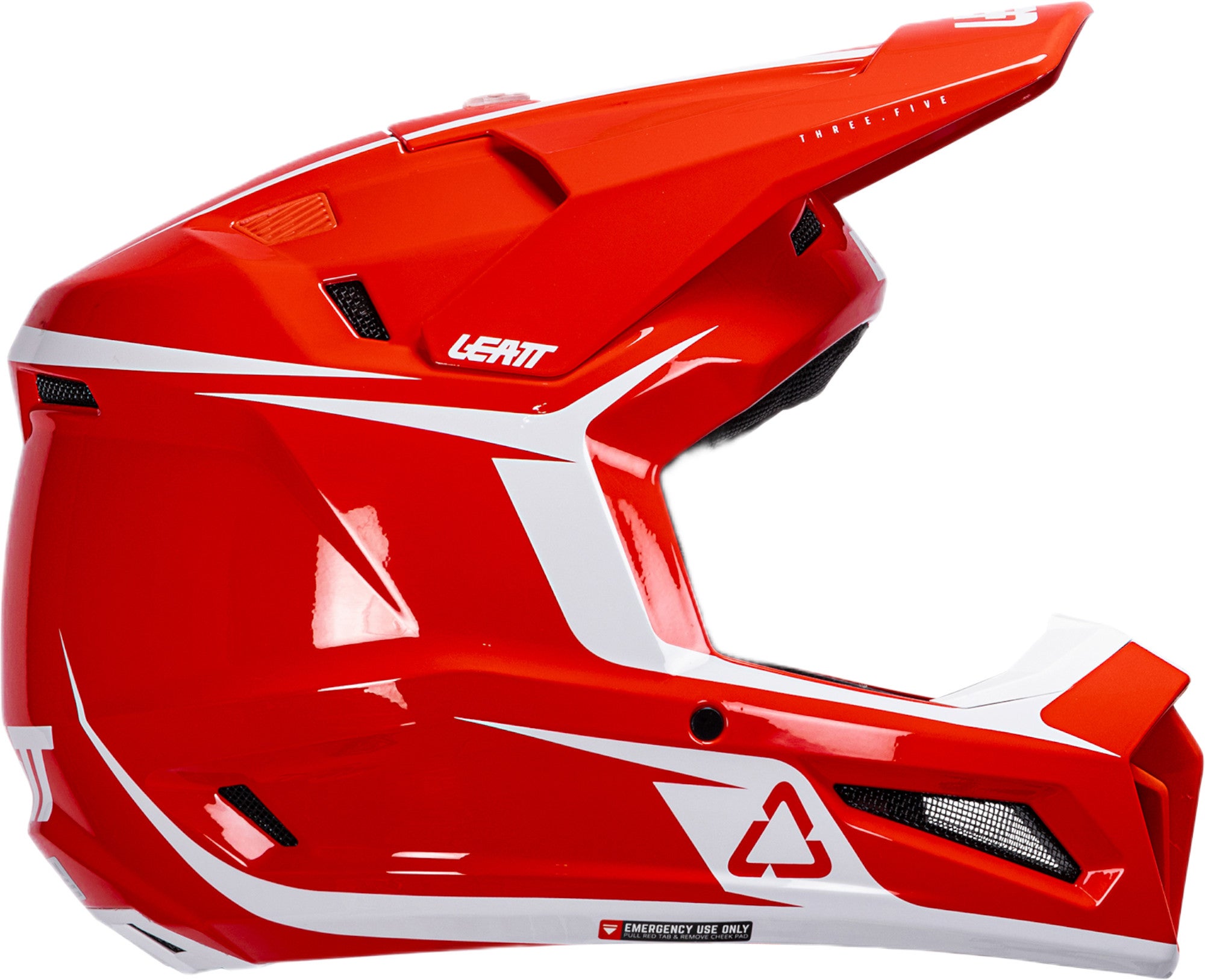Leatt 3.5 V26 Motorcrosshelm met bril rood/wit XL (61/62) Figuur 3