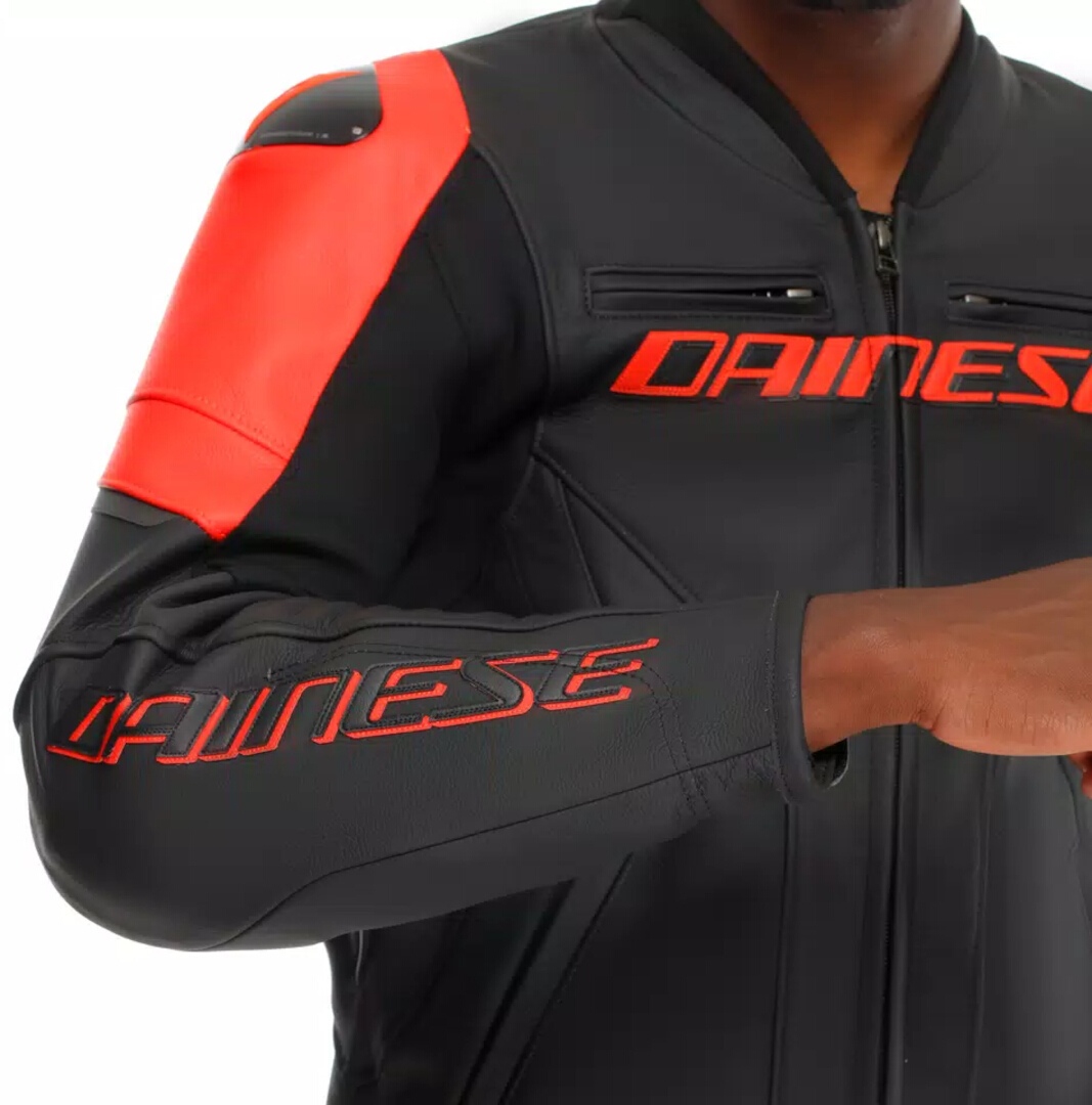 Dainese Racing 5 2.0 Motorcycle Leather Jacket black/red 64 Figure 4