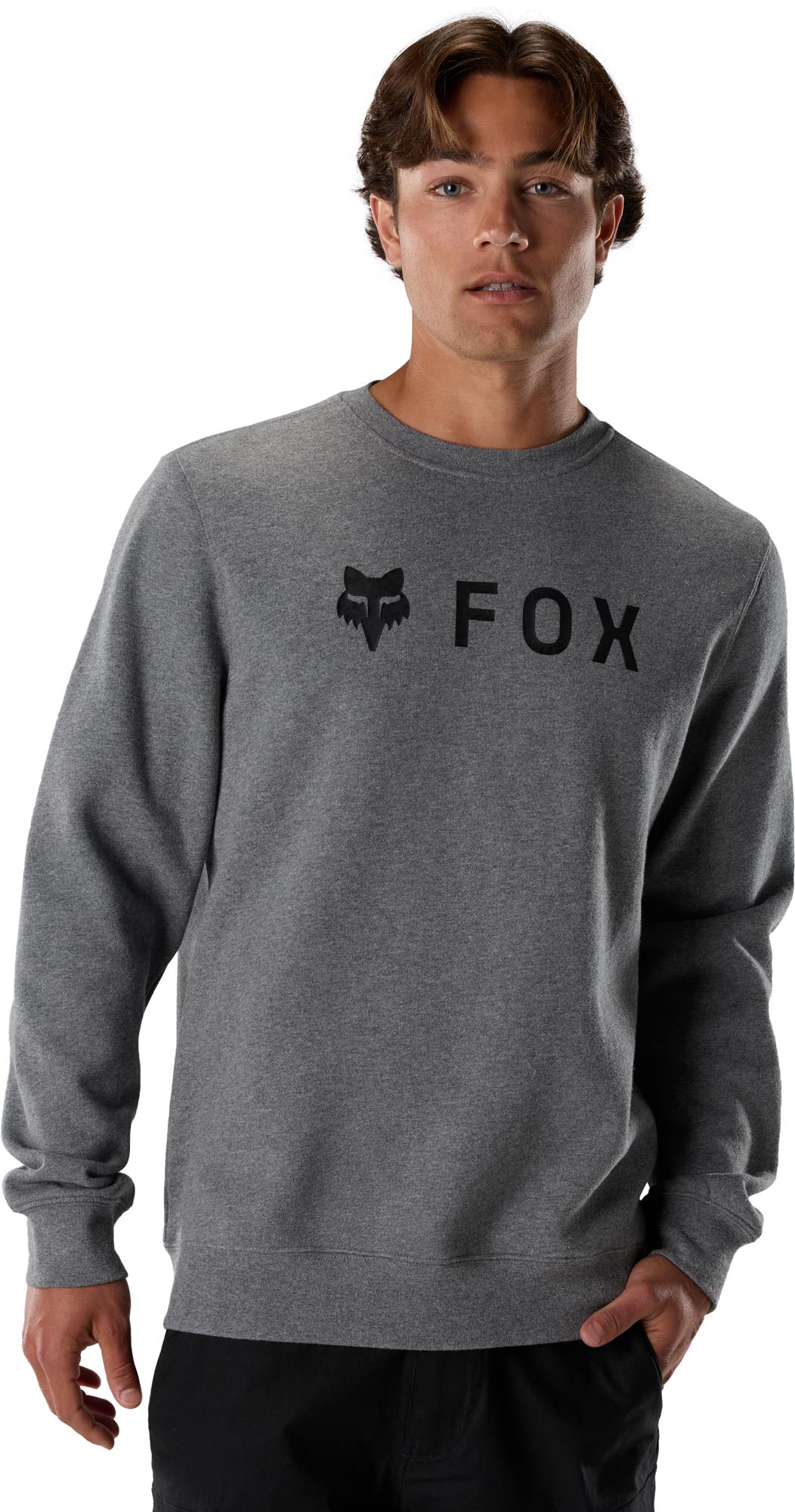 FOX Absolute Fleece Crew 풀오버 흑연 S 그림 3
