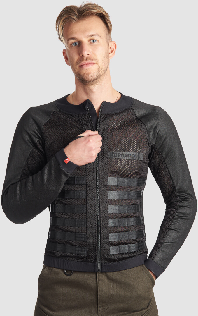 Pando Moto Commando UH Motorrad Textiljacke schwarz L Abbildung 4