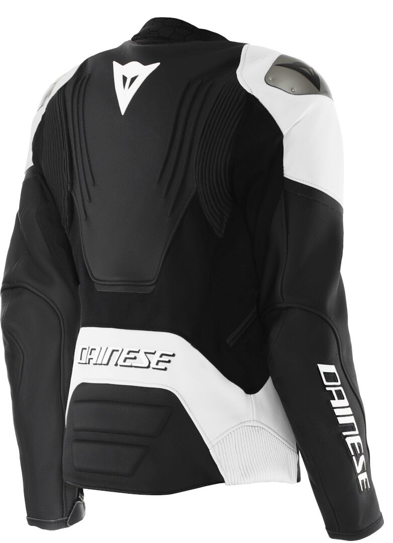 Dainese Racing 5 2.0 Dames motorleren jas zwart/wit 48 Figuur 2