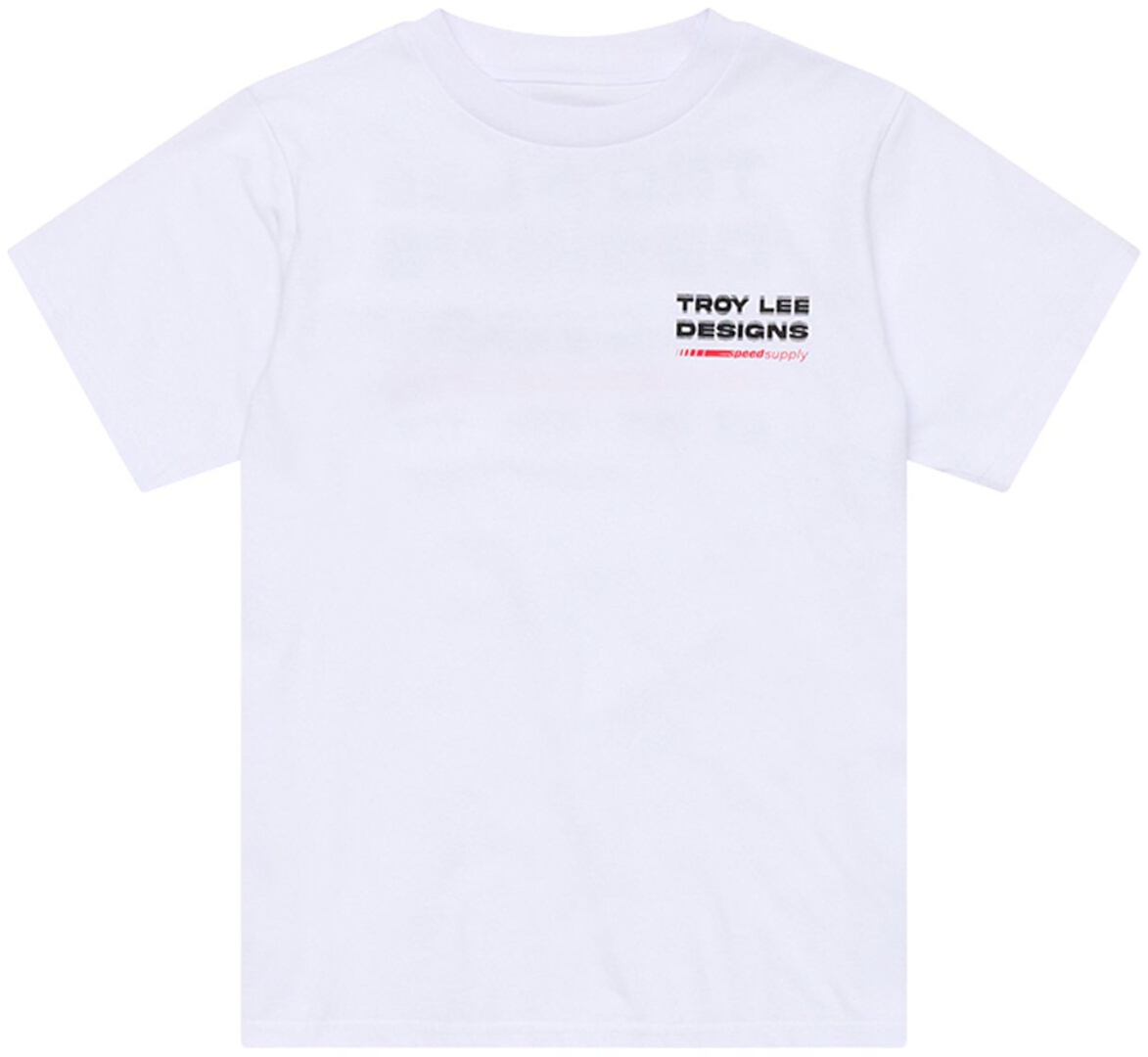 Troy Lee Designs Factory Kids Tricou alb DA Figura 1