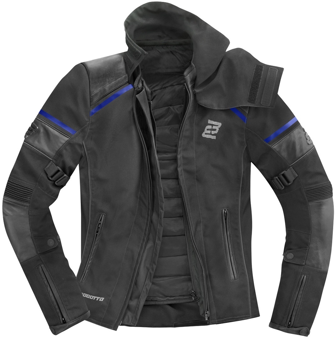 Bogotto Blizzard-X Jachetă textilă impermeabilă pentru motociclete Negru/Albastru S Figura 2