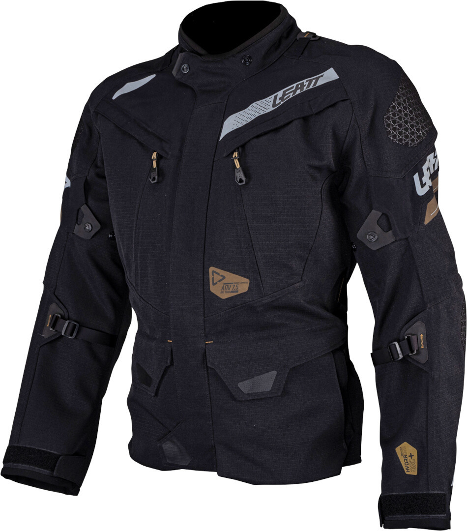 Leatt ADV DriTour 7.5 waterproof Motorcycle Textile Jacket black/grey L Figure 1