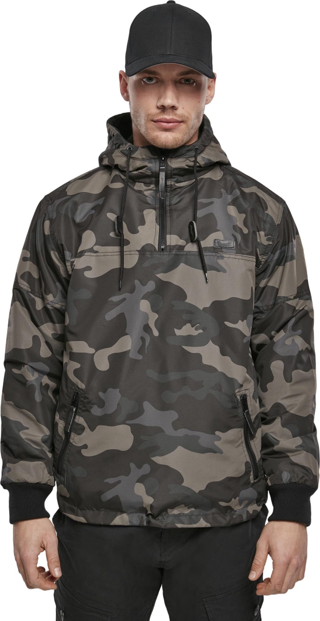 Brandit Luke Windbreaker Jacket Dark Camouflage S Figure 6