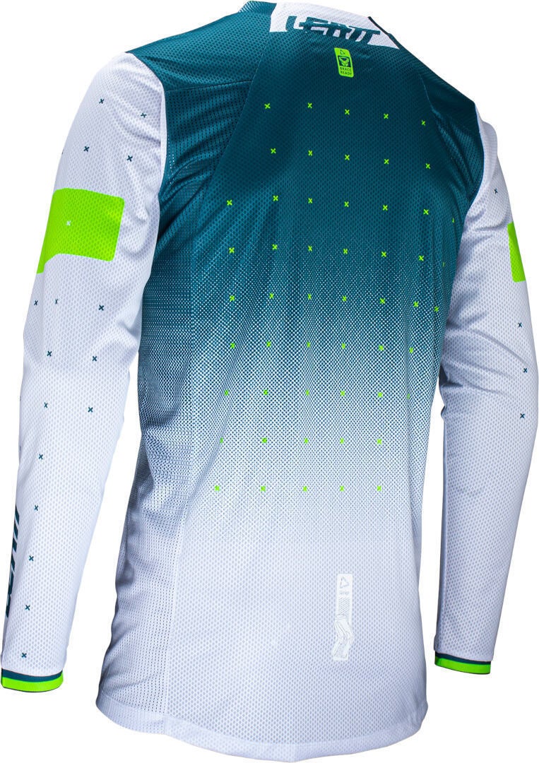 Leatt 4.5 Lite Gradient 2024 Motocross Jersey weiß/grün XXL Abbildung 2