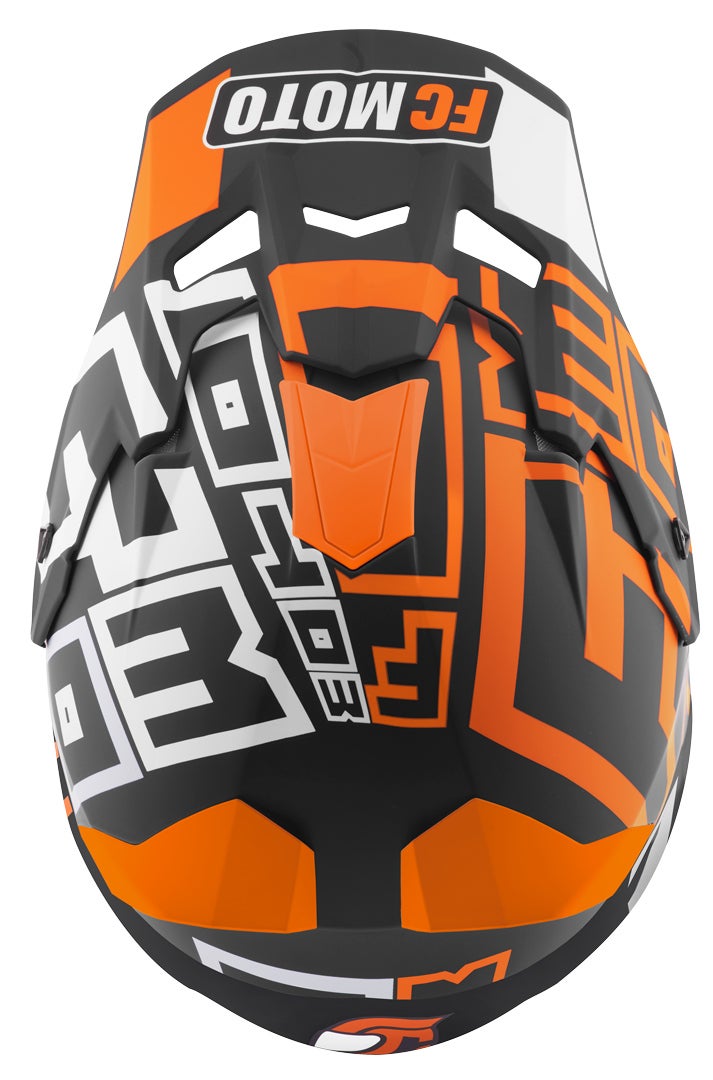 FC-Moto Merkur Flex Casco Motocross nero/bianco/rosso S Figura 7