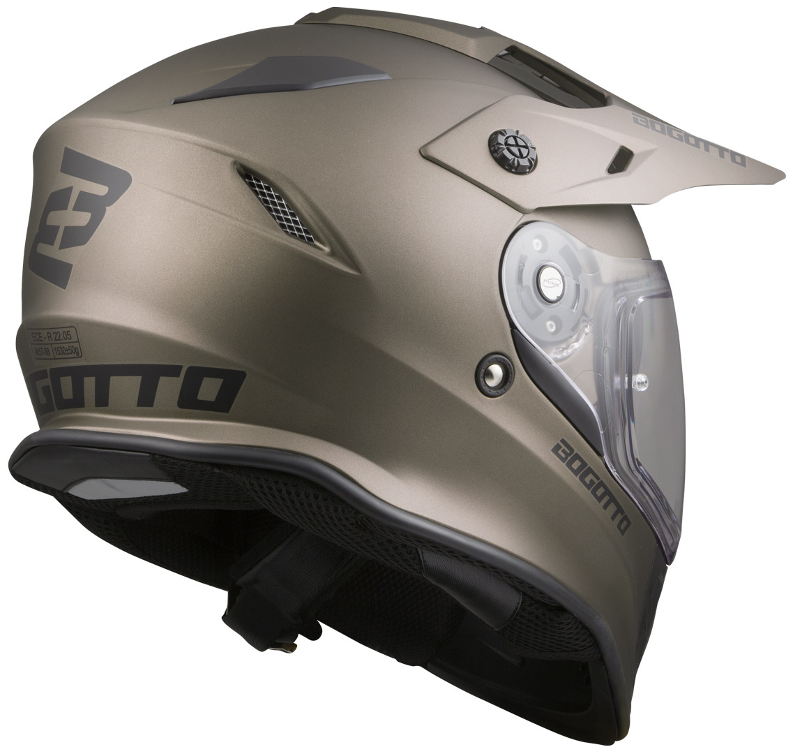 Bogotto V331 Enduro Cască Maro S Figura 4