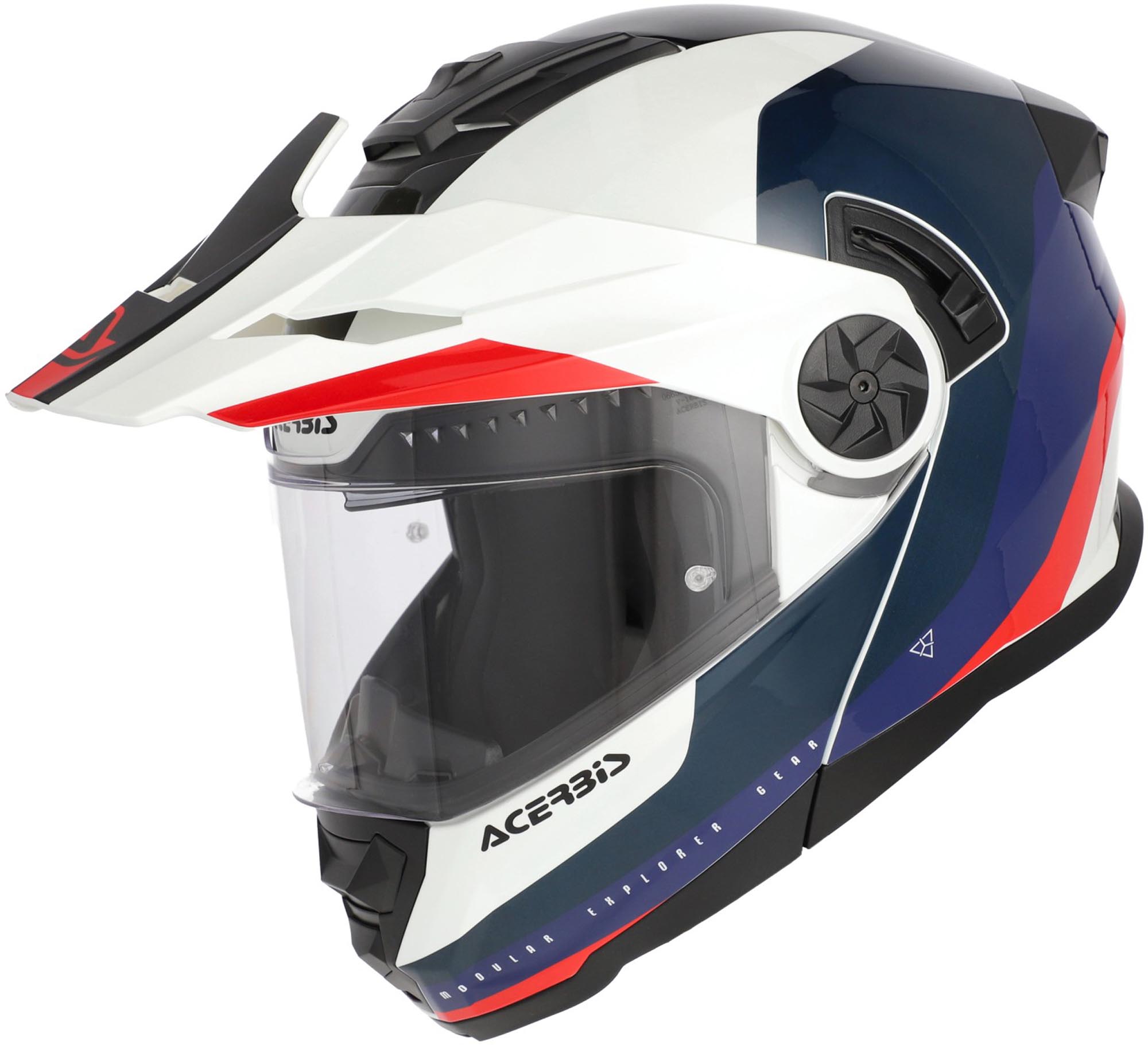 Acerbis Rider Logo Helmet white/blue/red M (57/58) Figure 1
