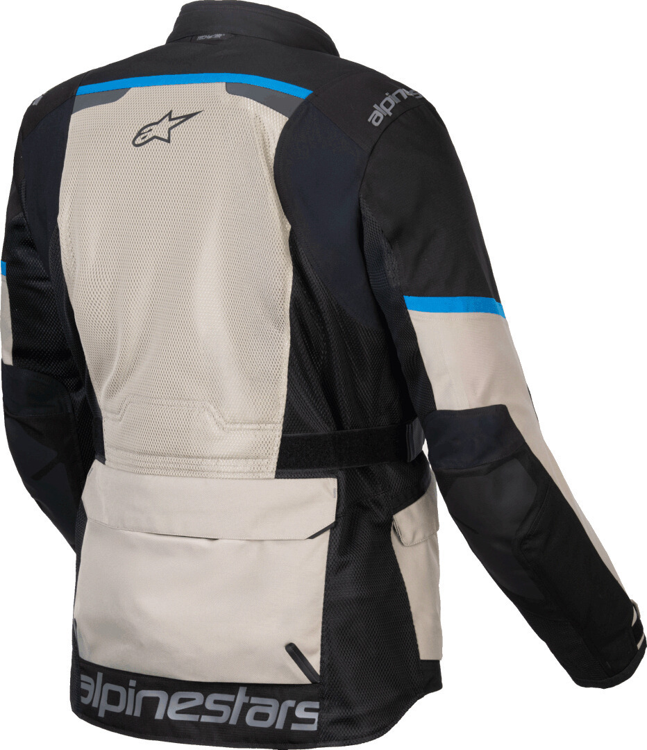 Alpinestars Andes Air Drystar Jachetă textilă impermeabilă pentru motociclete Negru/Gri/Albastru S Figura 2