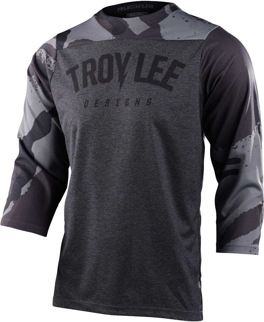 Troy Lee Designs Ruckus 3/4 Camber Camo Cykeltrøje sort/camouflage L Figur 1