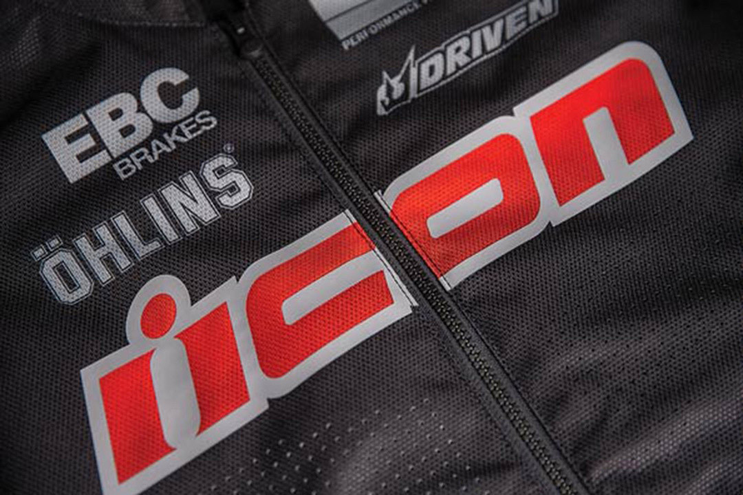 Icon Hooligan Ultrabolt Motorrad Textiljacke schwarz/grau/rot 3XL Abbildung 10