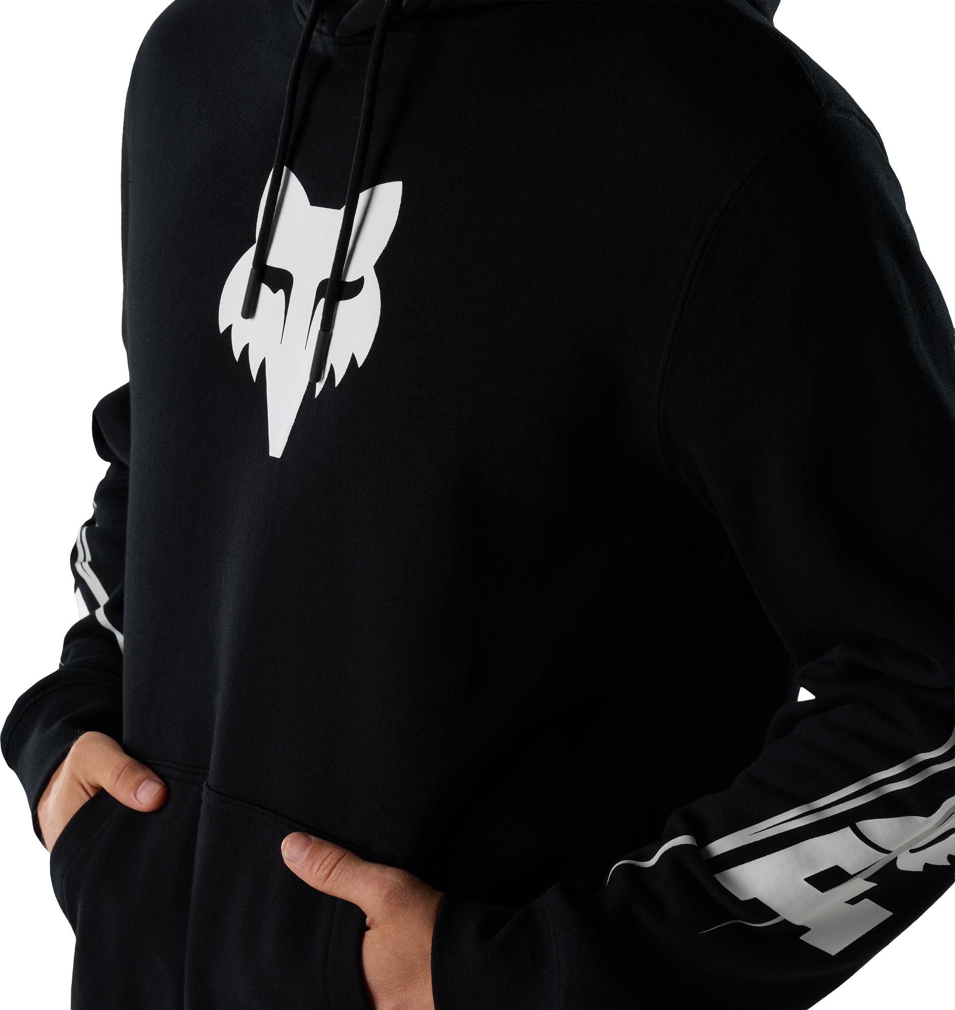 FOX Apex Fleece Hoodica crna L Slika 6