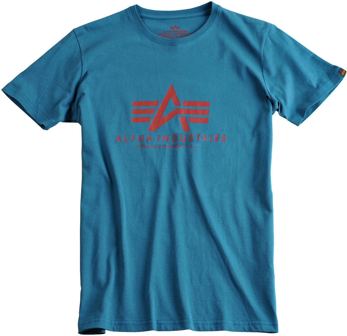 Alpha Industries Basic T-Shirt blau/türkis S Abbildung 1