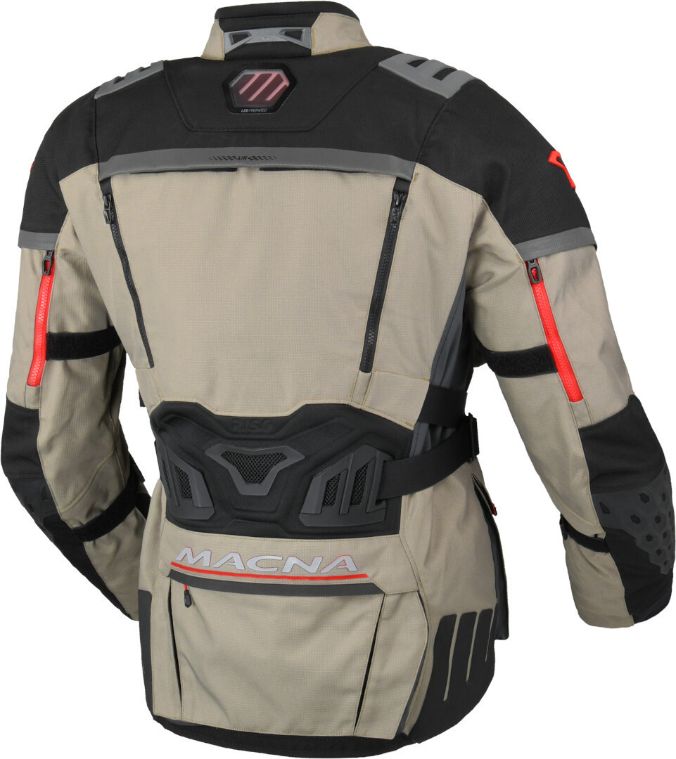Macna Chieftane waterproof Motorcycle Textile Jacket black/sand XL Figure 2