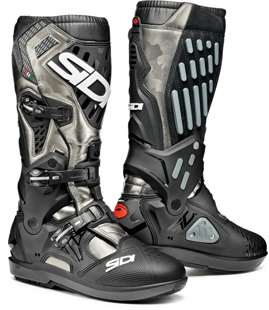 Sidi Atojo SRS Camo Motocross Boots black/silver 44 Figure 1