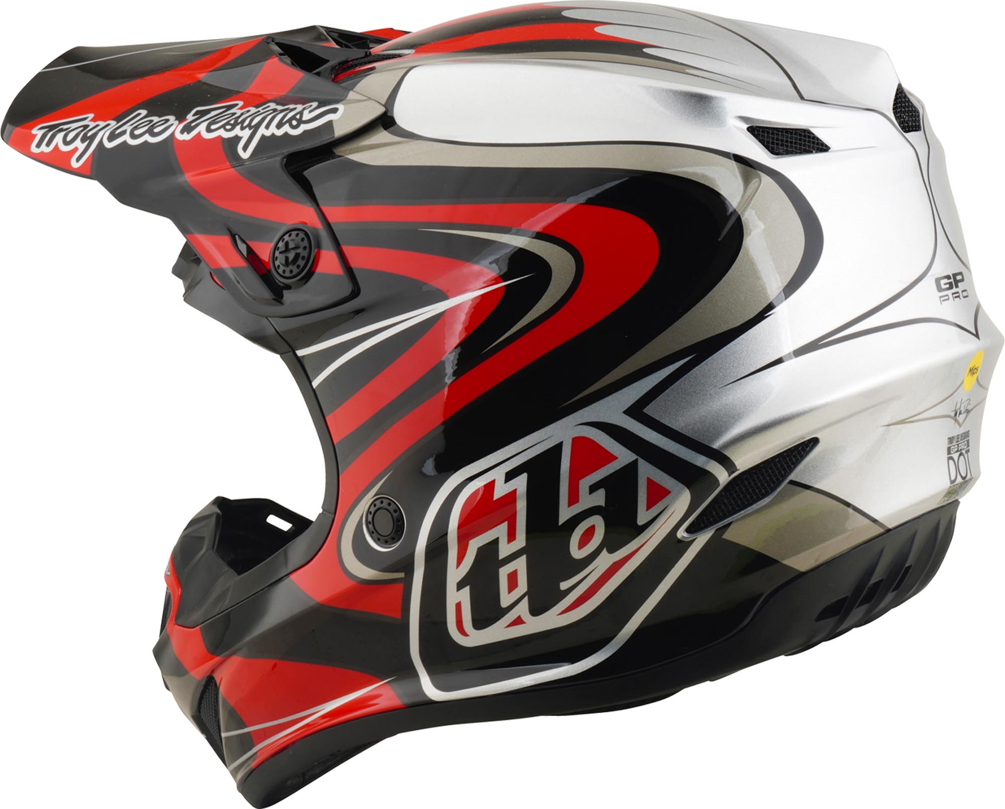 Troy Lee Designs GP Pro MIPS Pulse Motocross čelada rdeča M (57/58) Slika 6