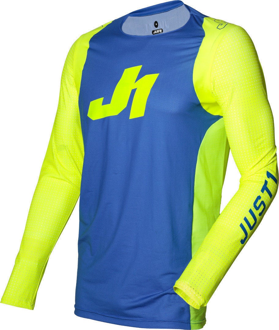 Just1 J-Flex Motocross Jersey gul/blå L Figur 1
