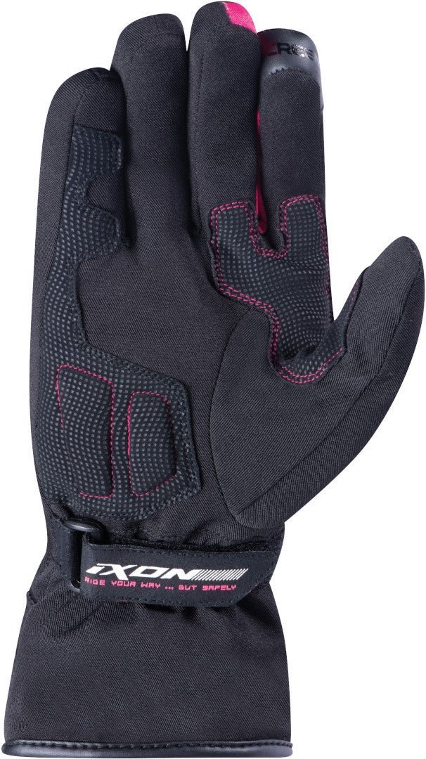 Ixon Pro Globe Damer Motorcykel Handsker sort/pink M Figur 2