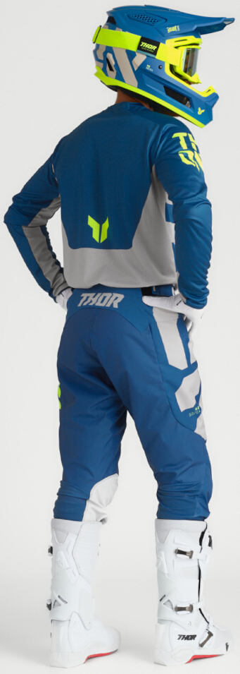 Thor Launchmode Forge Motocross Jersey blau/grau M Abbildung 8