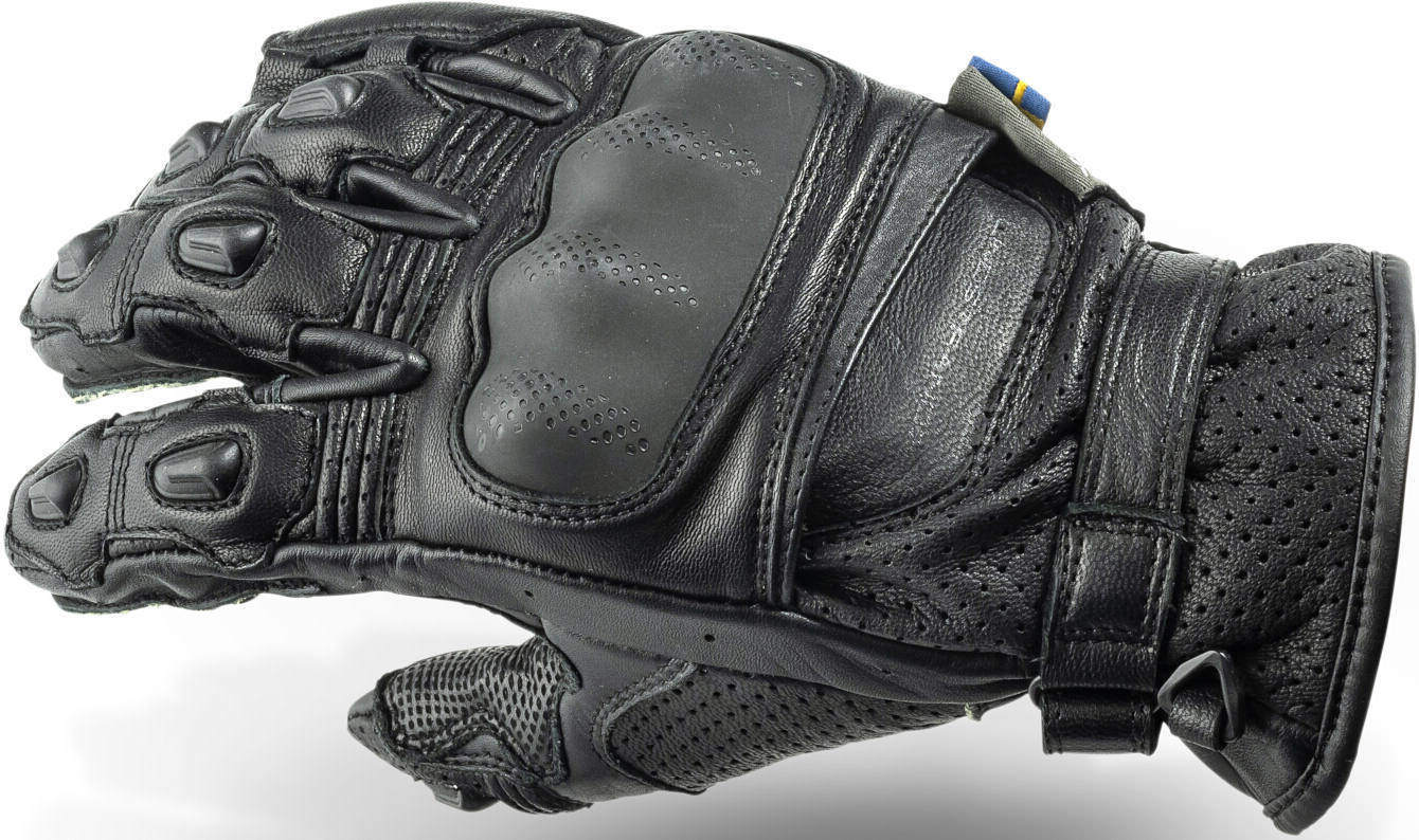 Lindstrands Holen Motorrad Handschuhe schwarz 7 Abbildung 1