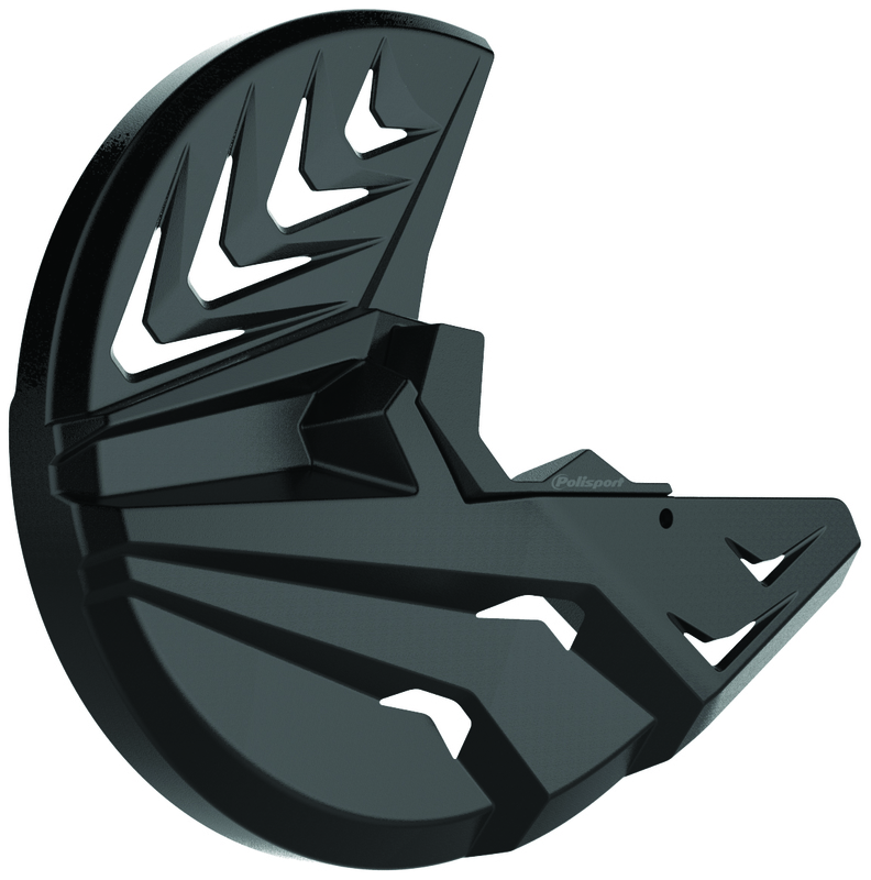 POLISPORT Front Disc Protector Black Yamaha Figure 1