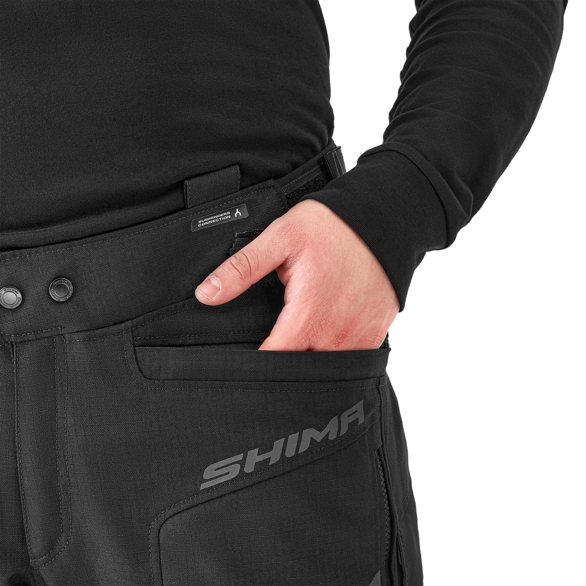 Side view of SHIMA Tracker Motorcycle Textile Pants