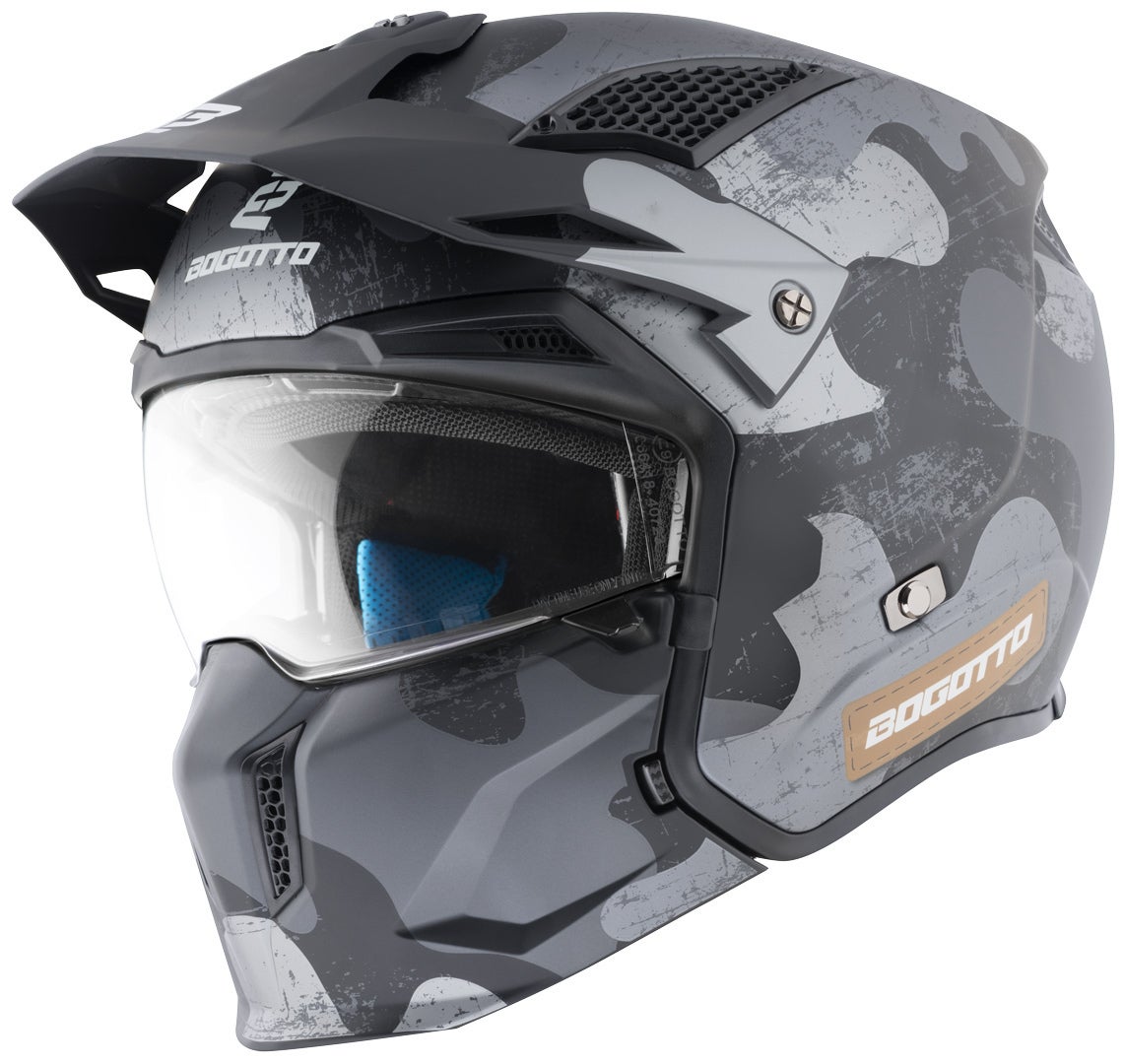 Bogotto Radic Camo 22.06 Casco nero opaco S Figura 11