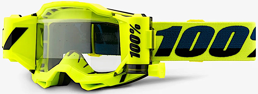 100% Armega Forecast Motocross Glasögon gul/svart Figur 1