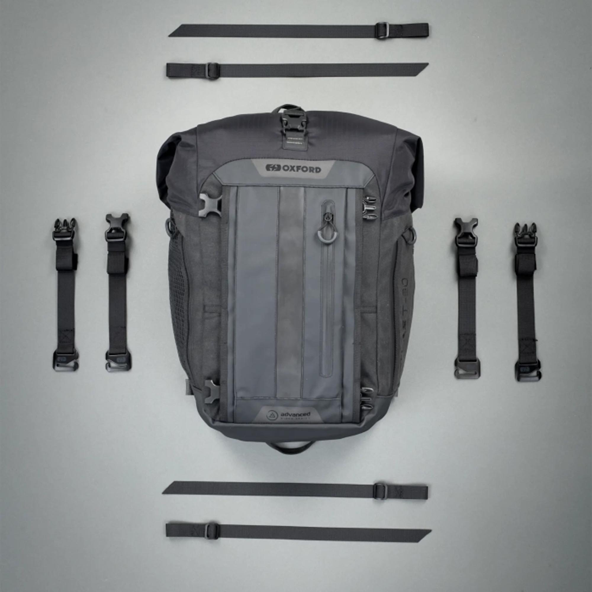 Oxford Atlas T-30 Saddle - Rear Bag black Figure 16