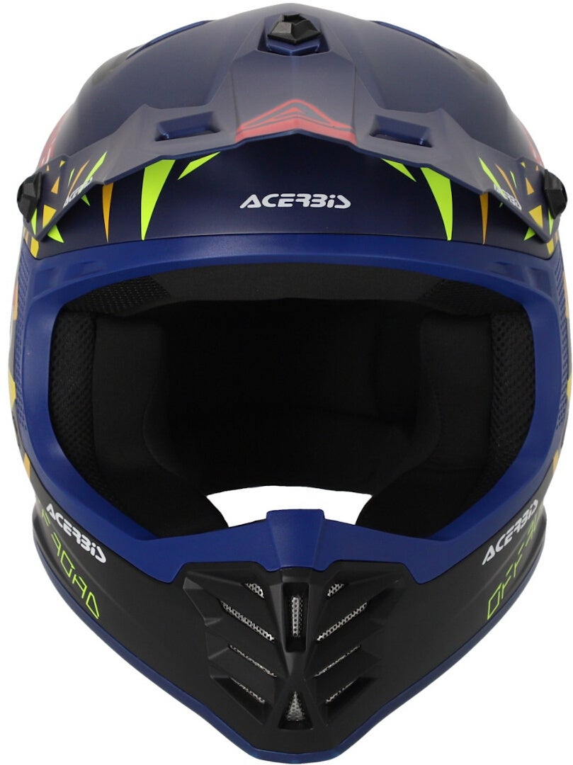 Acerbis Profile Молодежный шлем для мотокросса чёрный матово/синий Y/XL (53/54) Рисунок 5