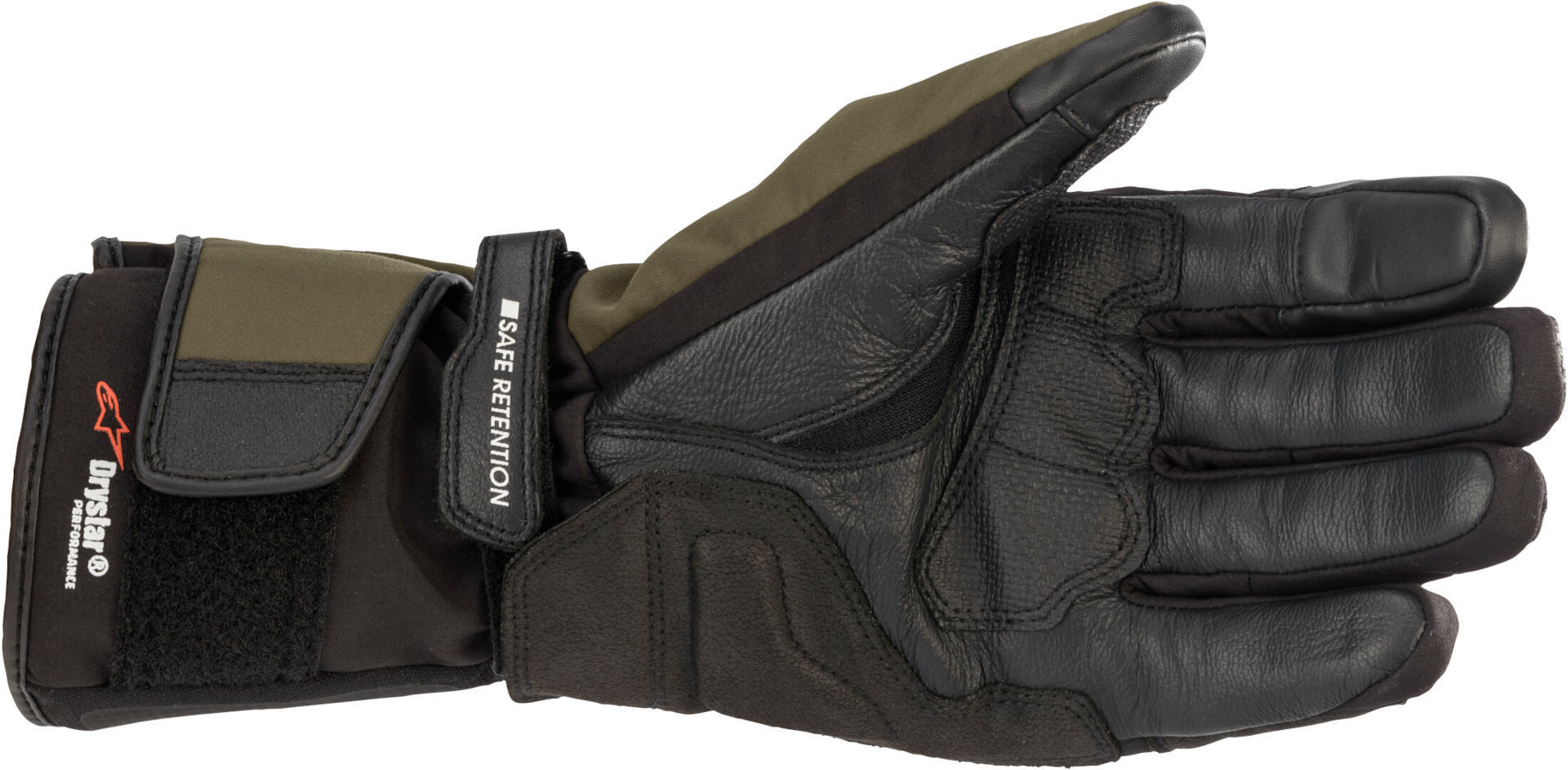 Alpinestars Denali Aerogel Drystar Mănușă de motocicletă negru/verde/galben 3XL Figura 2
