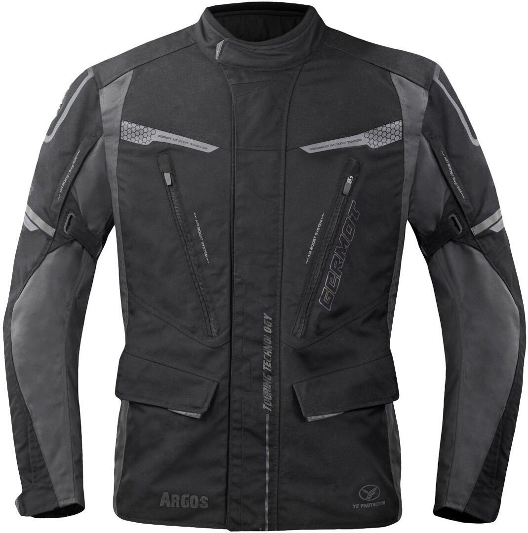 Germot Argos veste textile de moto imperméable Noir/Anthracite 3XL Figure 1