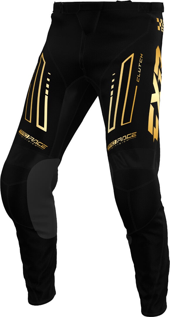 FXR Clutch 2025 Motocross bukser Sort/guld 42 Figur 1
