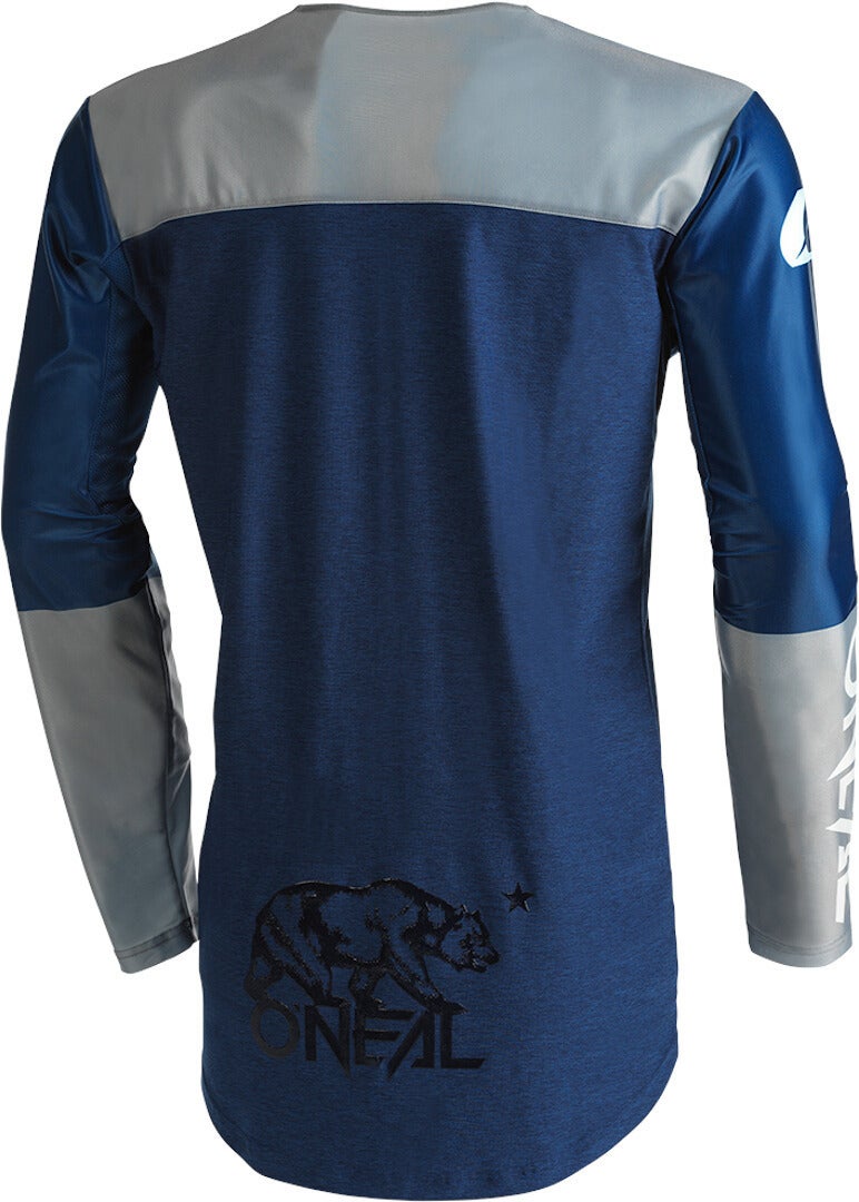 Oneal Mayhem Hexx V.22 Motocross Jersey grå/blå XXL Figur 2