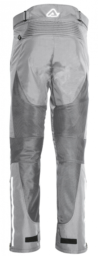 Acerbis Ramsey Vented Motorcycle Textile Pants light grey M Figure 2