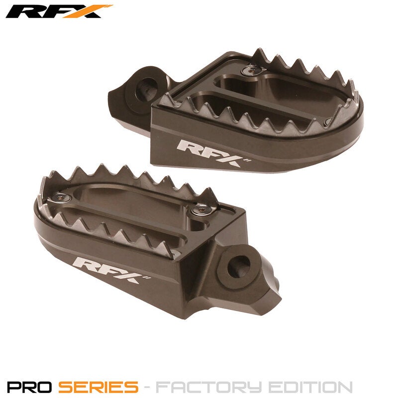 RFX Apoio para os pés da Série Pro (Duro Anodizado) - Suzuki RMZ250/450) Figura 1