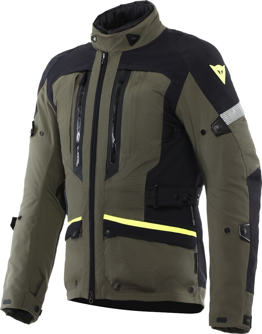 Dainese Mangen Absoluteshell Pro waterproof Motorcycle Textile Jacket olive 64 Figure 1
