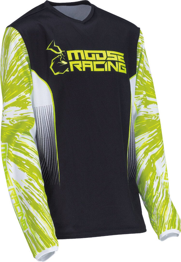 Moose Racing Agroid 2022 Jugend Motocross Jersey hellgrün L Abbildung 1