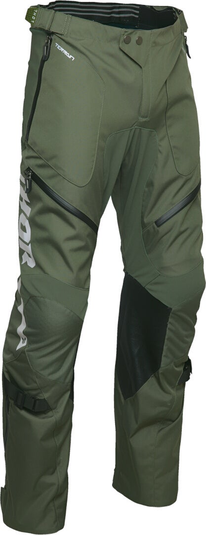 Thor Terrain OTB waterproof Motocross Textile Pants Khaki 38 Figure 1