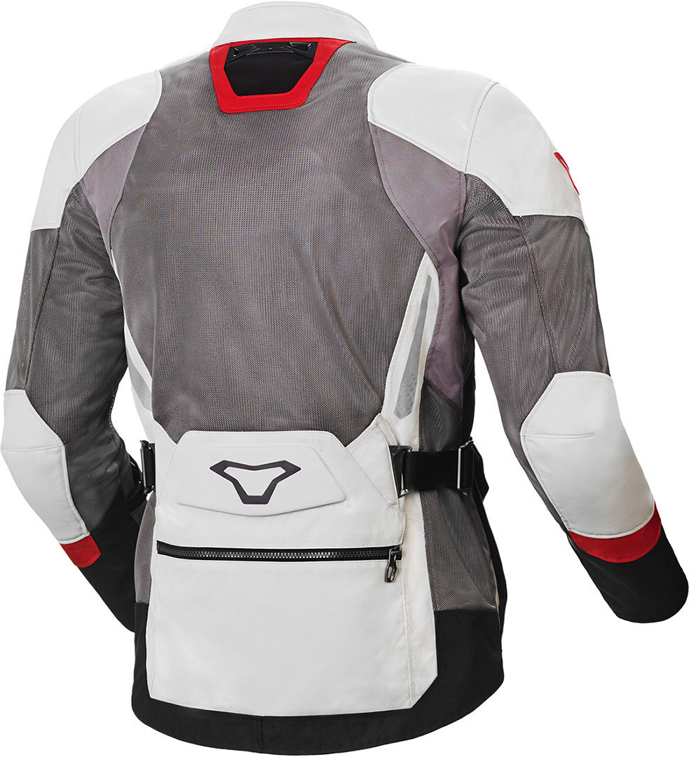 Macna Aerocon NightEye Motorcycle Textile Jacket red L Figure 2
