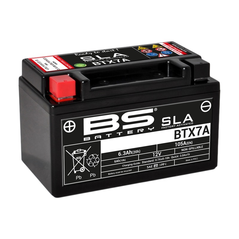 Bateria BS Bateria SLA fără întreținere activată din fabrică - BTX7A Figura 2