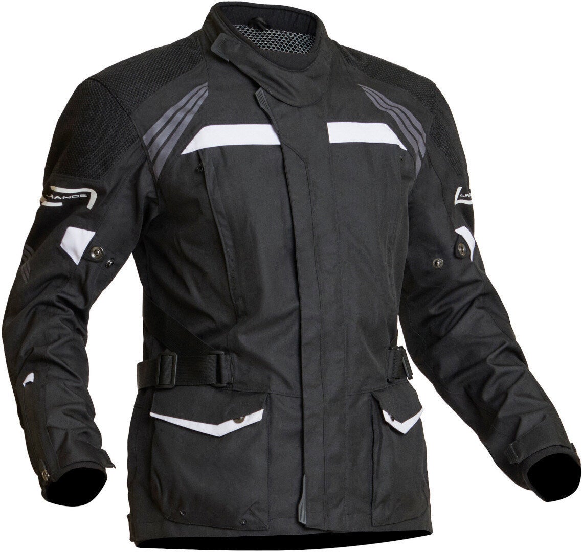 Lindstrands Transtrand waterproof Motorcycle Textile Jacket black/white 66 Figure 1