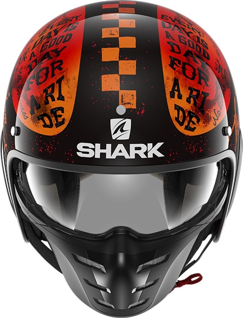 Shark S-Drak 2 Tripp In Jethelm schwarz/rot XL (61/62) Abbildung 2