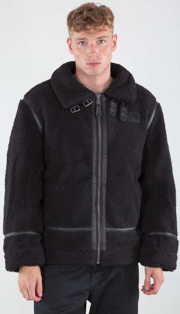 Alpha Industries B3 Teddy Sako černá L Obrázek 1