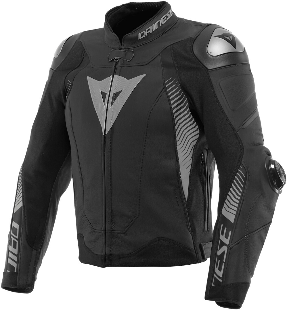 Dainese Super Speed 4 Motorrad Lederjacke schwarz/grau 48 Abbildung 1