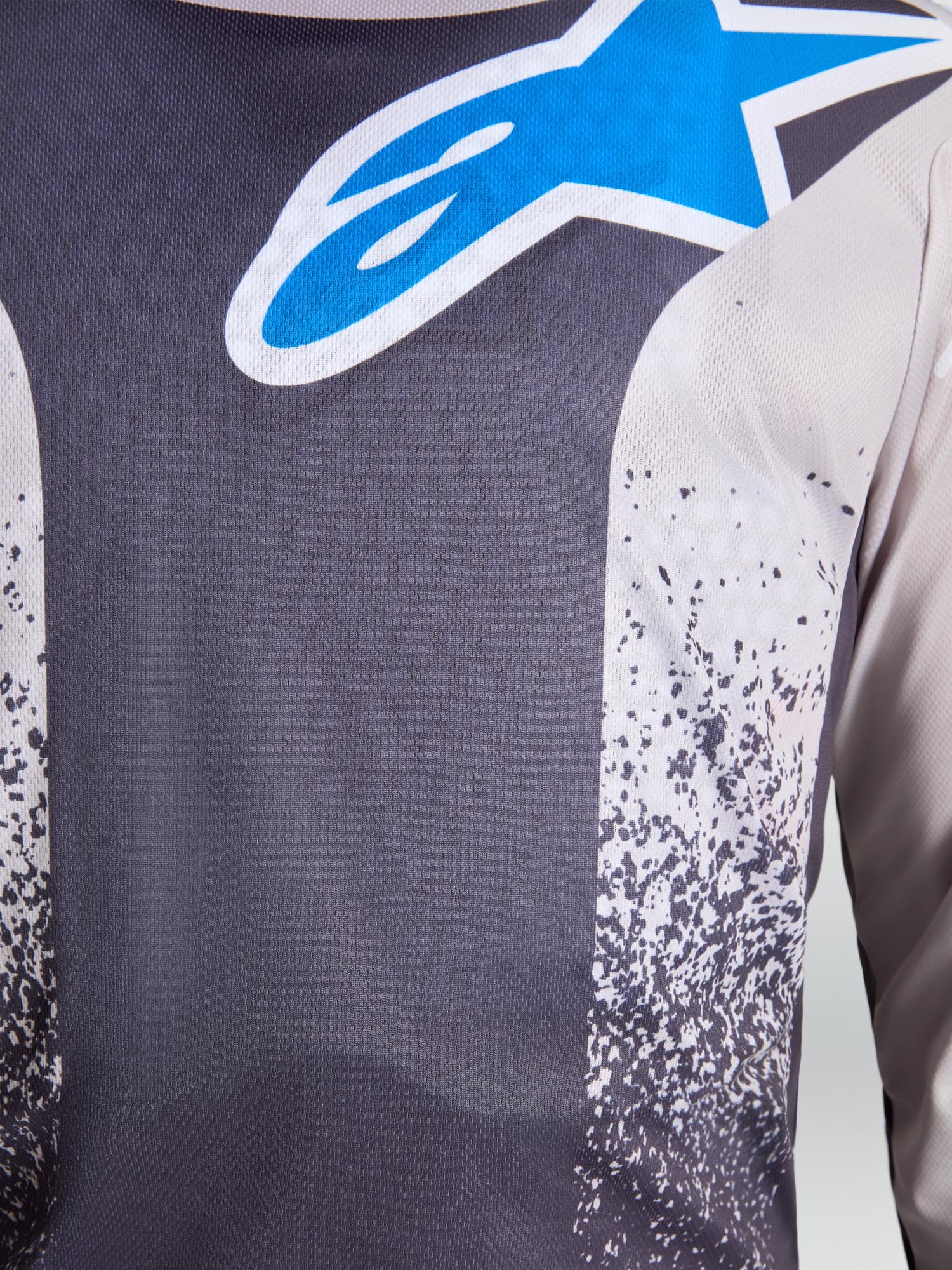 Alpinestars Fluid Drag Motocross Jersey black/grey/blue S Figure 7