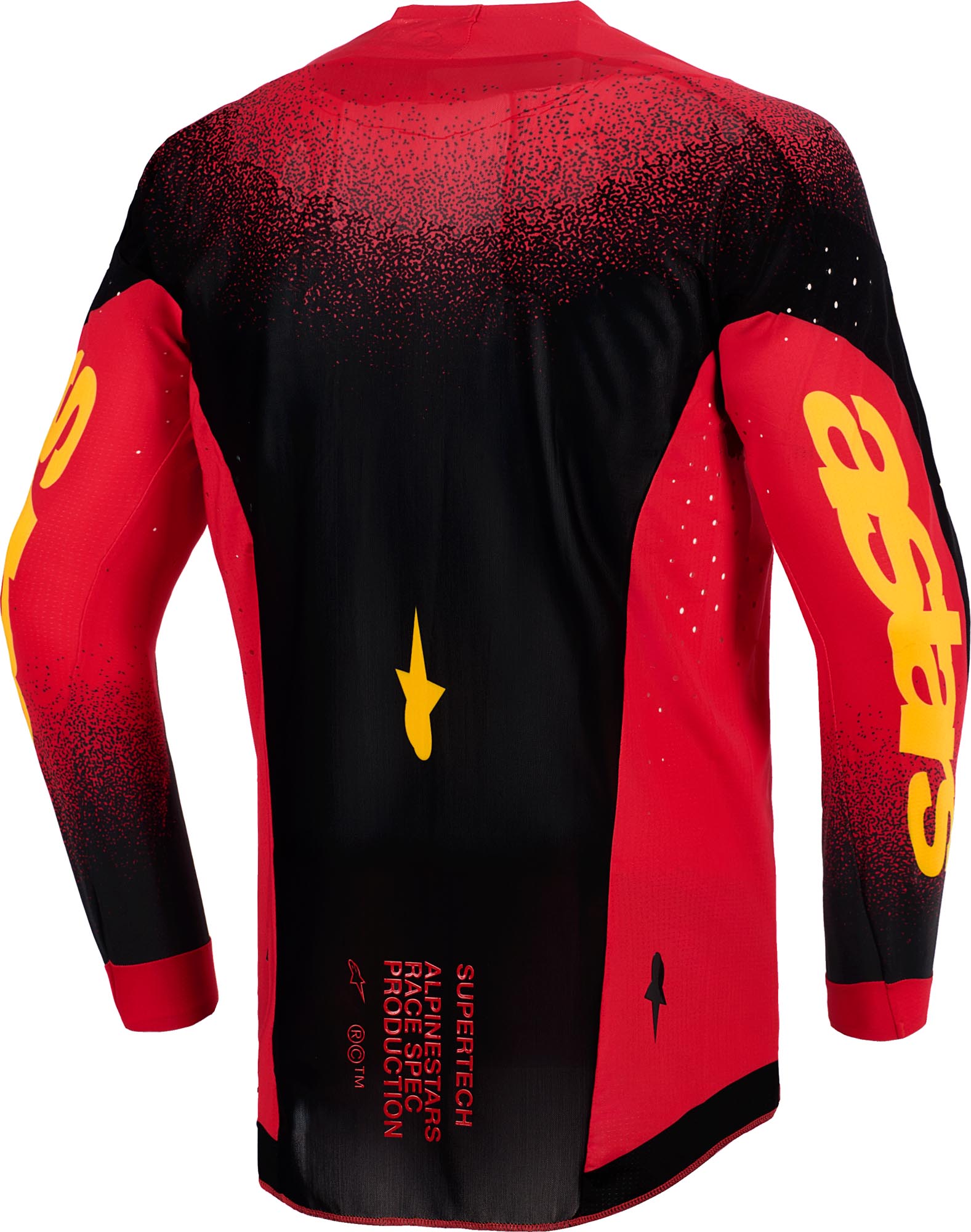 Alpinestars Supertech Scenz Motocross Jersey rot/schwarz/gelb M Abbildung 2